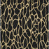 5' X 8' Black And Gold Geometric Washable Area Rug With UV Protection
