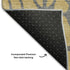 5' X 8' Gold And Gray Geometric Washable Area Rug With UV Protection