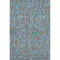 5' X 8' Gray And Aqua Geometric Washable Area Rug With UV Protection