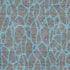 5' X 8' Gray And Aqua Geometric Washable Area Rug With UV Protection