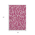 5' X 8' Blush And Ivory Geometric Washable Area Rug With UV Protection