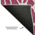 8' X 10' Blush And Ivory Geometric Washable Area Rug With UV Protection
