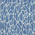 5' X 8' Blue And Ivory Geometric Washable Area Rug With UV Protection
