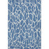 5' X 8' Blue And Ivory Geometric Washable Area Rug With UV Protection