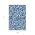 8' X 10' Blue And Ivory Geometric Washable Area Rug With UV Protection