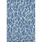 8' X 10' Blue And Ivory Geometric Washable Area Rug With UV Protection