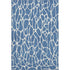 8' X 10' Blue And Ivory Geometric Washable Area Rug With UV Protection