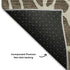 8' X 10' Brown And Beige Geometric Washable Area Rug With UV Protection