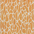 5' X 8' Orange And Ivory Geometric Washable Area Rug With UV Protection