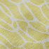 8' Yellow And Ivory Geometric Washable Round Rug With UV Protection
