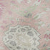 5' X 8' Pink Gray And Ivory Damask Washable Area Rug With UV Protection