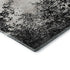 5' X 8' Black Gray And Silver Abstract Washable Area Rug With UV Protection