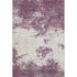 5' X 8' Eggplant And Ivory Abstract Washable Area Rug With UV Protection