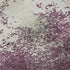 8' Eggplant And Ivory Abstract Washable Round Rug With UV Protection