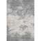 5' X 8' Gray And Silver Abstract Washable Area Rug With UV Protection