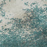 8' X 10' Teal And Ivory Abstract Washable Area Rug With UV Protection