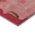 5' X 8' Coral Pink And Ivory Abstract Washable Area Rug With UV Protection
