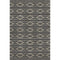8' X 10' Black And Taupe Geometric Washable Area Rug With UV Protection
