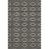 9' X 12' Black And Taupe Geometric Washable Area Rug With UV Protection