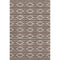 8' X 10' Brown And Beige Geometric Washable Area Rug With UV Protection
