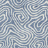 9' X 12' Denim Blue And Ivory Abstract Washable Area Rug With UV Protection