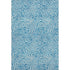 8' X 10' Teal And Ivory Abstract Washable Area Rug With UV Protection