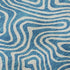 8' X 10' Teal And Ivory Abstract Washable Area Rug With UV Protection