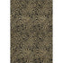 5' X 8' Black And Gold Abstract Washable Area Rug With UV Protection