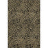9' X 12' Black And Gold Abstract Washable Area Rug With UV Protection