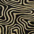 9' X 12' Black And Gold Abstract Washable Area Rug With UV Protection