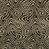 9' X 12' Black And Gold Abstract Washable Area Rug With UV Protection