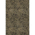 9' X 12' Black And Gold Abstract Washable Area Rug With UV Protection