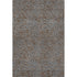 5' X 8' Brown And Sky Blue Abstract Washable Area Rug With UV Protection