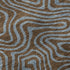 5' X 8' Brown And Sky Blue Abstract Washable Area Rug With UV Protection