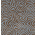 5' X 8' Brown And Sky Blue Abstract Washable Area Rug With UV Protection