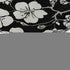 9' X 12' Black And Ivory Floral Washable Area Rug With UV Protection