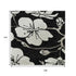 9' X 12' Black And Ivory Floral Washable Area Rug With UV Protection
