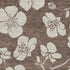 5' X 8' Brown And Beige Floral Washable Area Rug With UV Protection