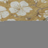 8' X 10' Gold And Ivory Floral Washable Area Rug With UV Protection
