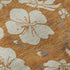 8' X 10' Rust And Beige Floral Washable Area Rug With UV Protection