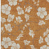 8' X 10' Rust And Beige Floral Washable Area Rug With UV Protection