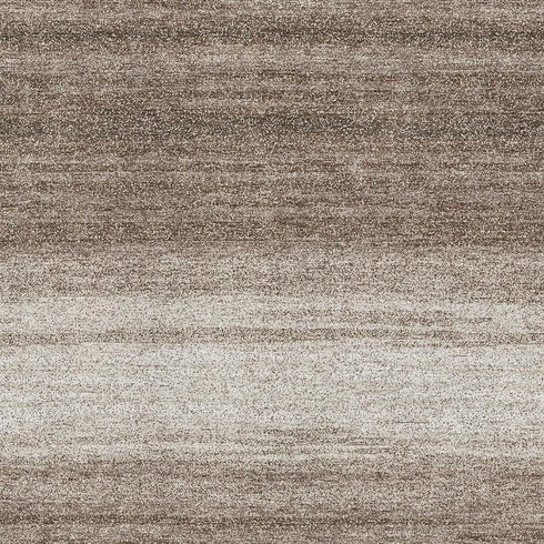 5' X 8' Brown And Ivory Striped Washable Area Rug With UV Protection