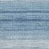 5' X 8' Blue And Ivory Striped Washable Area Rug With UV Protection
