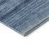 8' X 10' Blue And Ivory Striped Washable Area Rug With UV Protection