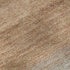 8' Copper And Beige Striped Washable Round Rug With UV Protection