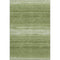 5' X 8' Green And Ivory Striped Washable Area Rug With UV Protection