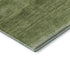 8' X 10' Green And Ivory Striped Washable Area Rug With UV Protection