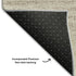8' X 10' Ivory And Beige Striped Washable Area Rug With UV Protection