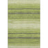 5' X 8' Lime Green Gray And Ivory Striped Washable Area Rug With UV Protection