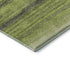 5' X 8' Lime Green Gray And Ivory Striped Washable Area Rug With UV Protection